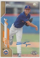 2020 Topps Pro Debut JOSH WOLF Gold 1st Autograph Auto Rookie #66 Mets 27/50