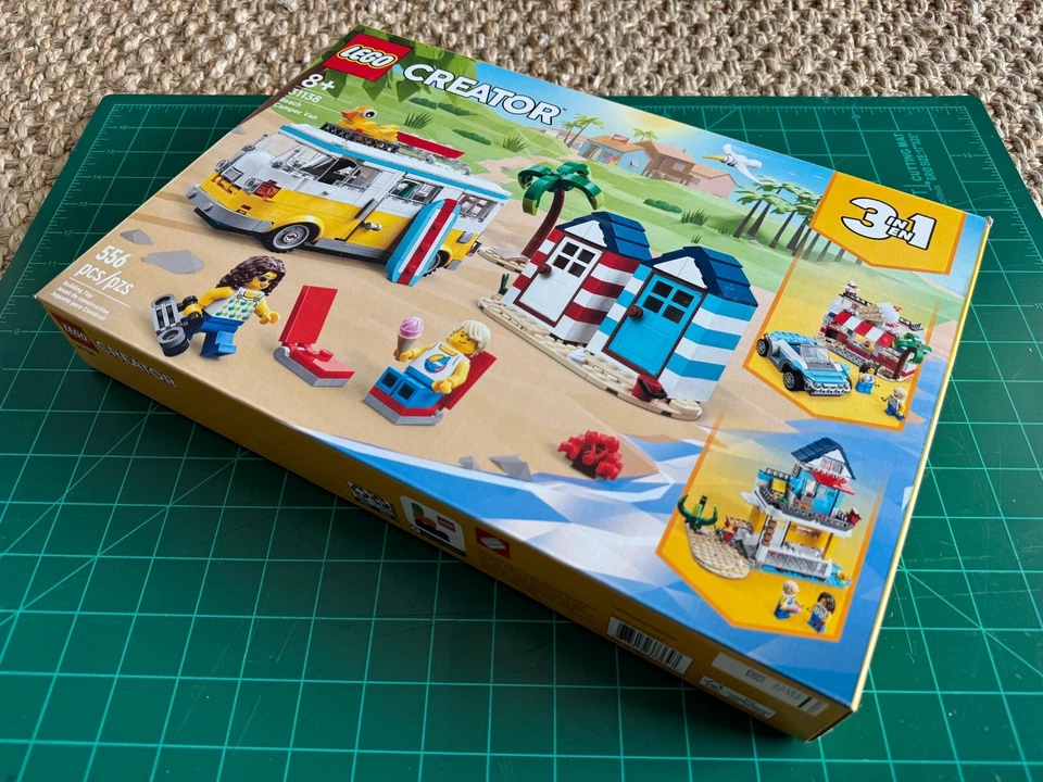 LEGO Creator 31138 Beach Camper Van — New, Factory Sealed, Unopened - Image 2 of 4