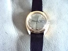 Timex 1974 Vintage Mens Gold Plated Hand-Wind Watch GB Made Working - Day & Date