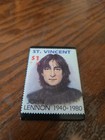 St. Vincent $1 John Lennon 1940-1980 Magnet, Rock N Roll Beatles Musician Singer — photo 1