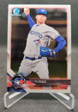 2018 Bowman Chrome Prospects #BCP56 T.J. Zeuch Toronto Blue Jays Baseball Card