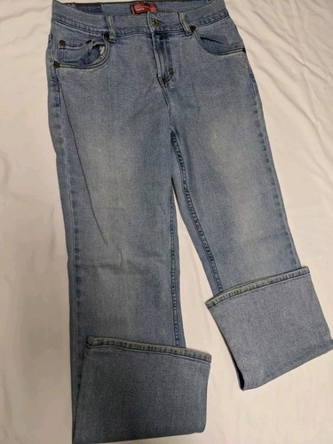 Girl's Levis 517 Regular Fit Flared Leg Stretch Jeans Tag Size 16 Meas 29.5x30 - Picture 2 of 11