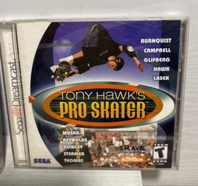 Tony Hawks Pro Skater & Trickstyle Sega Dreamcast Games