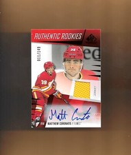 MATTHEW CORONATO-CALGARY! 2023-24 SP GAME USED ROOKIE RC JERSEY AUTO /149