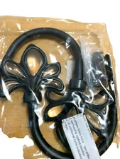 Decorative Drapery Hold Backs Black New / open box