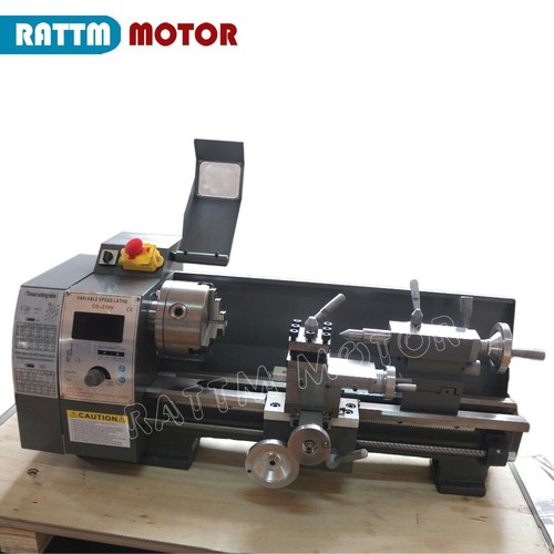 【EU】8" x 16" CD210V Metal Lathe 750W 210mm x 400mm Variable Speed for Metal Turn - Bild 3 von 6