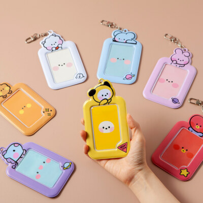 BTS BT21 Minini Official Authentic Photocard Keychain Holder +