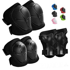 Kids Protective Gear Set Knee Pads for Kids 7-13 Years Toddler Knee and Elbow...