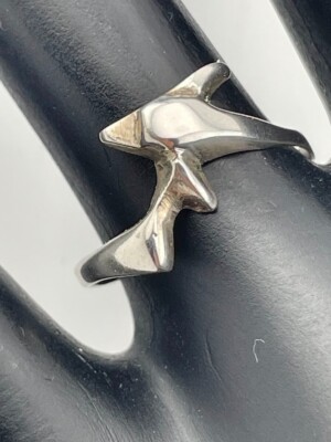 925 STERLING SILBER SPRINGENDER DELFIN WICKELRING GRÖSSE 6,5 SEA LIFE SURF 836