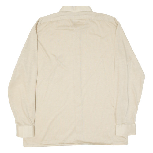 Camisa lisa beige manga larga L FABIO CONDOTTI para hombre - Imagen 3 de 6