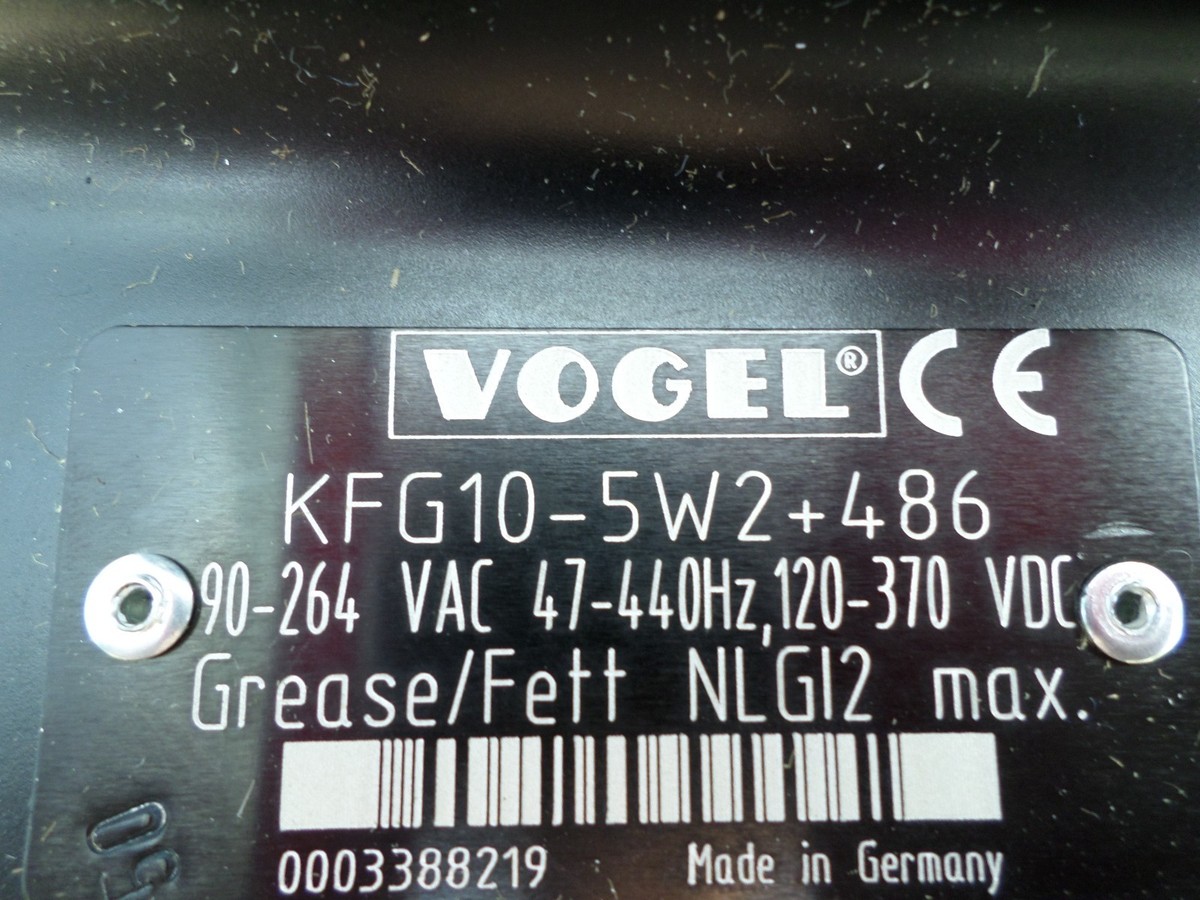 ⭐NEW IN BOX⭐ SKF VOGEL KFG10-5W2+486 CENTRALIZED