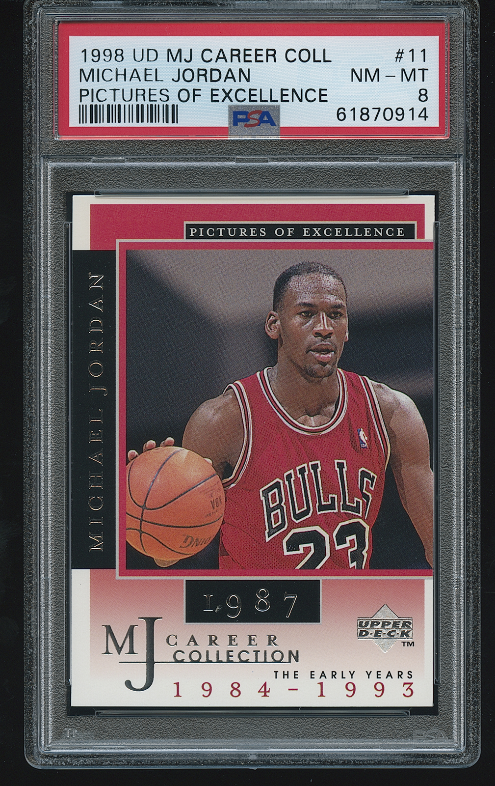 Michael Jordan 1998 Upper Deck MJ Career Collection Pictures Excellence