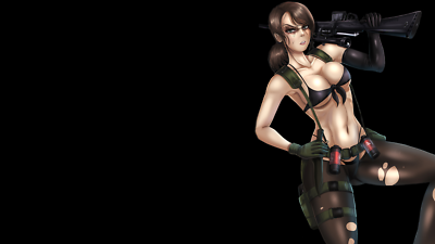 Anime quiet metal gear solid v the phantom pain fan art Playmat Gaming Mat  Desk | eBay