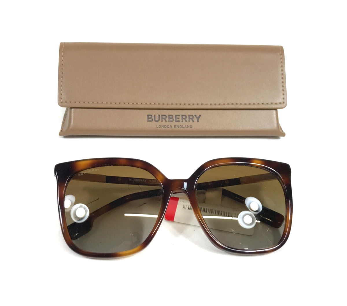 Burberry Sunglasses B4347 3316/T5 Tortoise Oversized Square