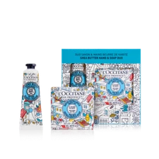 L'occitane Duo Shea Butter Hand Cream Dry Skin 1 oz &Extra Gentle Soap 3.5oz NIB
