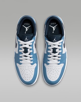 Nike Air Jordan 1 Low G Golf Shoes White/Aegean Storm/Navy  display picture 1