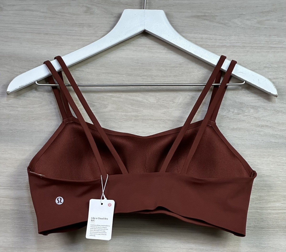 Lululemon Like a Cloud Bra Size 12 B/C Cup Date Brown DTBN 25603