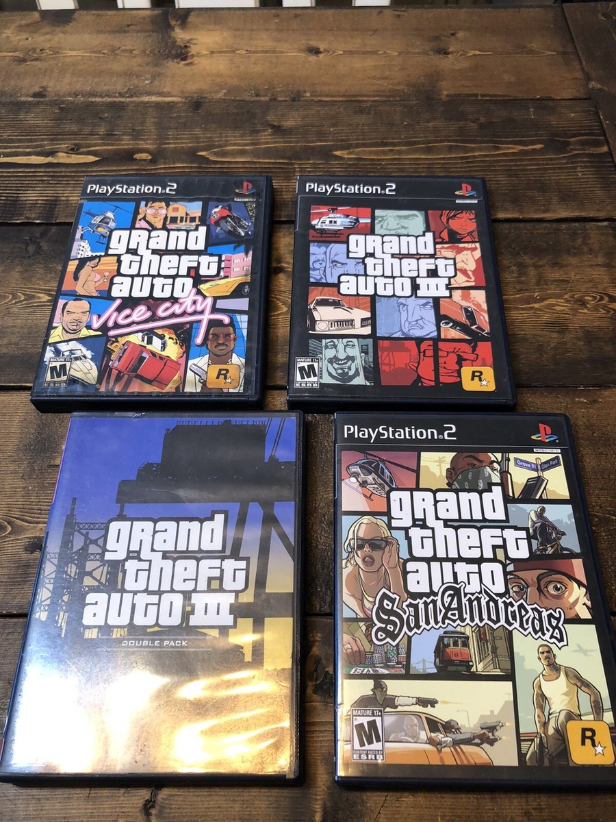 Grand Theft Auto PS2 Lot - San Andreas, Vice City, GTA 3