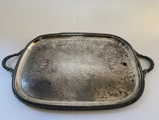 Vintage Sheffield Silver Co. EPC Tray – 1747g – 22.25" x 13.5" Beautiful Patina