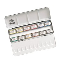 Schmincke Horadam Aquarell Malkasten Metallkasten 12 X 1/1 NäPfchen 74 312 097