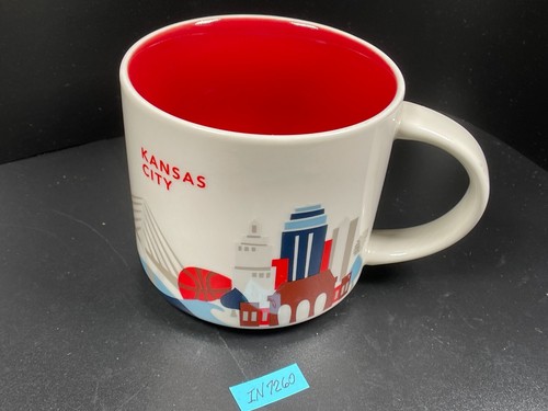 STARBUCKS 2015 Ceramic Coffee Mug You Are Here Collection KANSAS CITY IN7260T - Picture 5 of 5