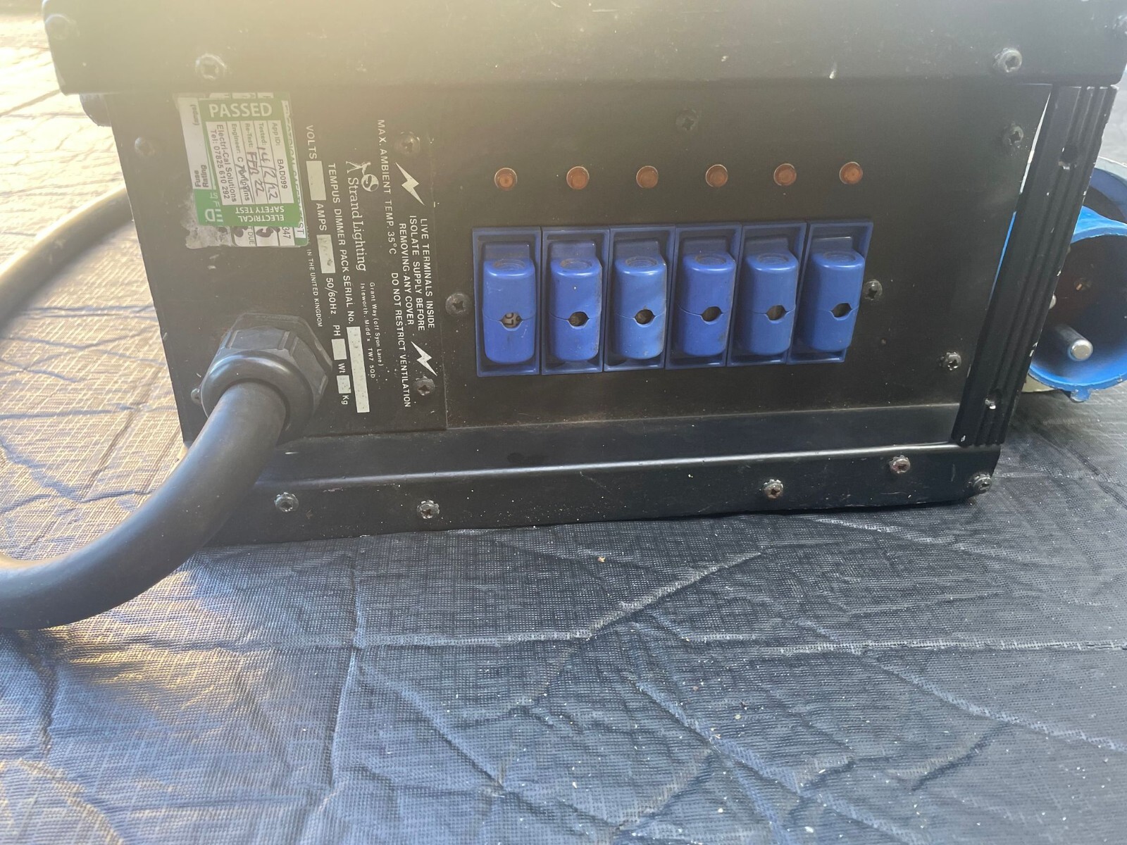 Strand Tempus 10A/15 theatre dimmer rack analogue eBay