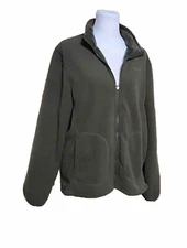 Outdoor Master Men’s M Ski Inner Fleece 3-in-1 Jacket Full Zipper Greenish Gray