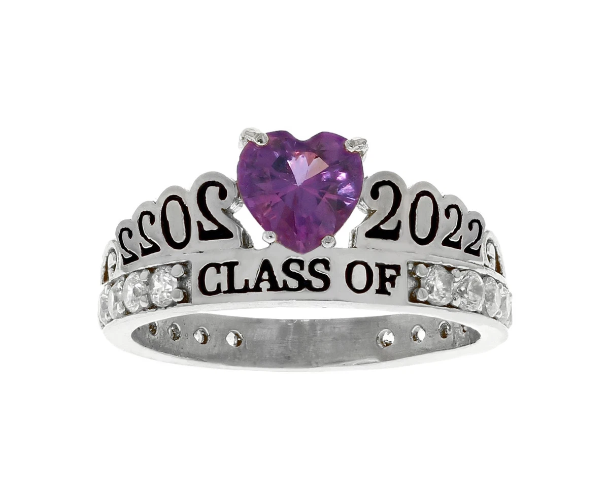10k or 14k White Gold Simulated Alexandrite Birthstone 2022