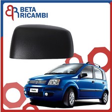 Calotta Specchietto Retrovisore Fiat Panda 169 Sinistra Sx Lato guida Nera Nero