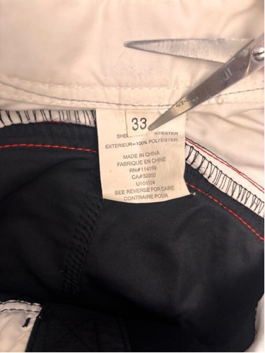 Quiksilver Board Shorts Men's Size M Black and Red - Picture 9 of 14