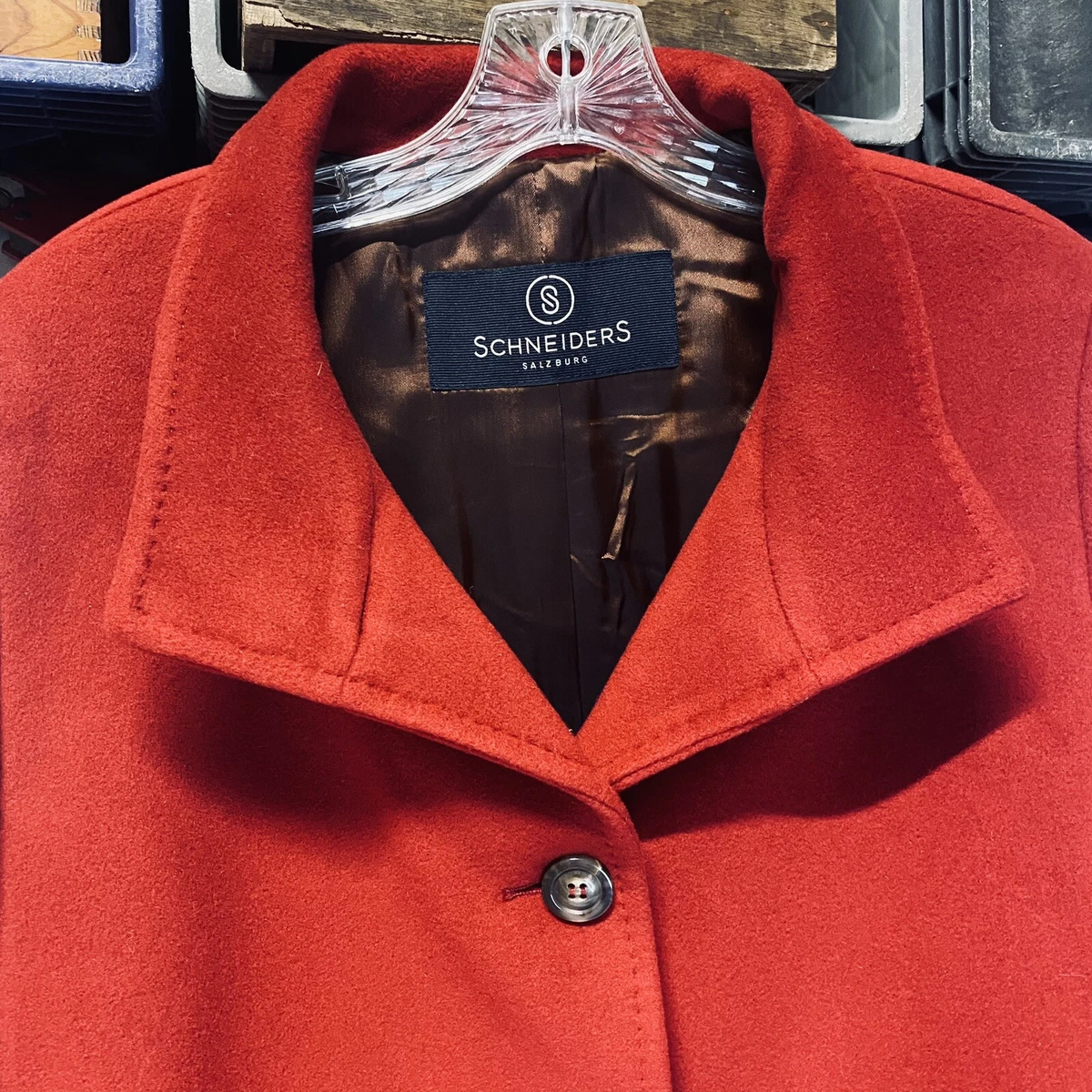 Schneider Salzburg Woman’s 42 Coat Jacket Red