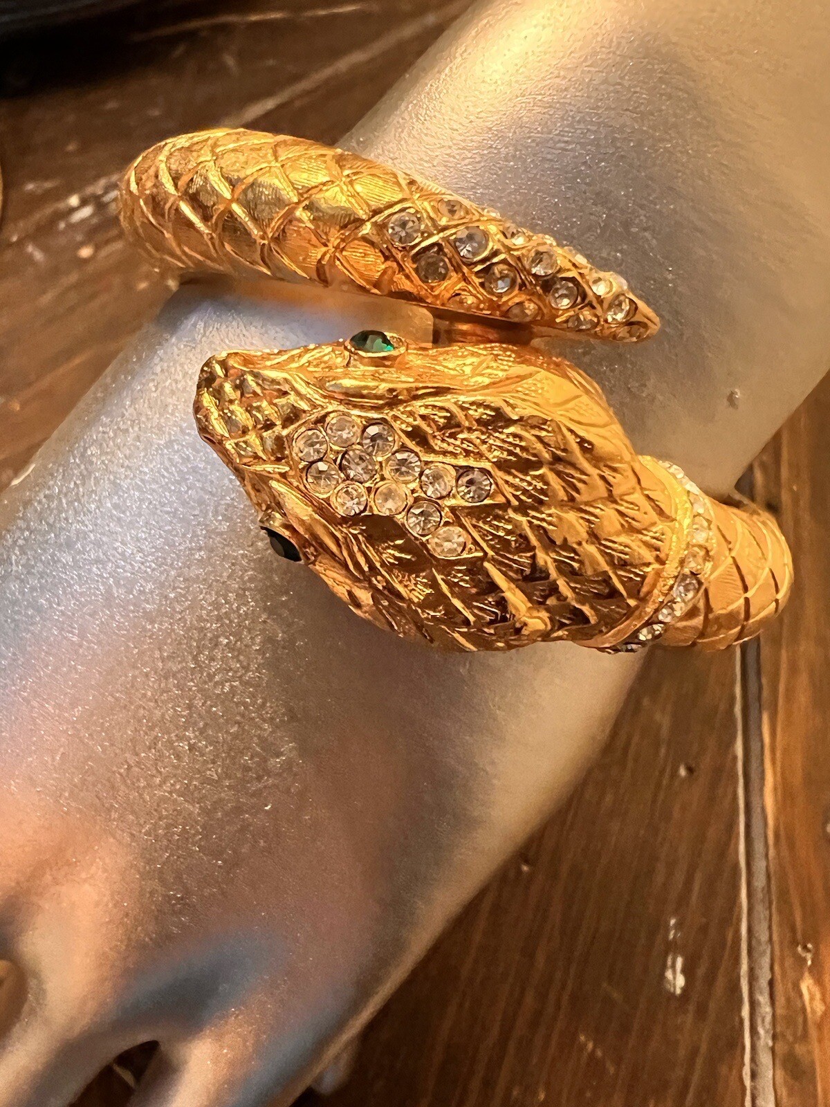 RARE VTG KJL watch Bangle - image 1