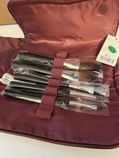 The Body Shop Brush Roll With Brushes~5 Essential Brushes for Immaculate Make-Up