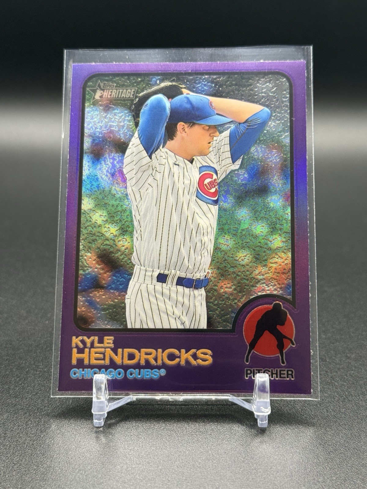 #235 Kyle Hendricks Chrome Purple Refractor - 2022 Topps Heritage