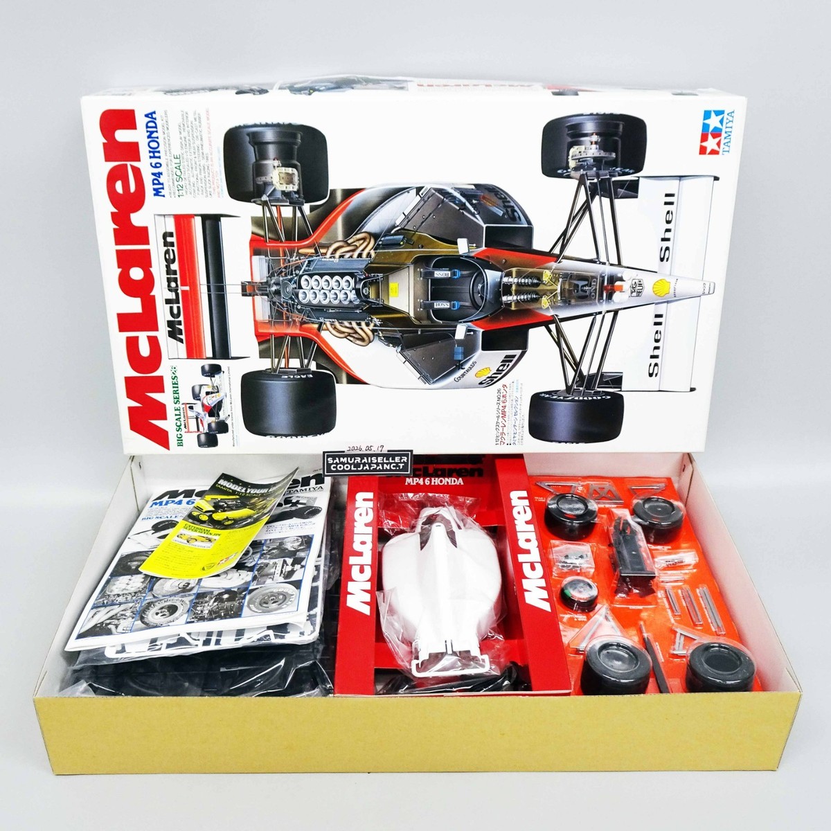 Tamiya 1/12 McLaren Honda MP4/6 Big Scale Series Model Kit Ayrton