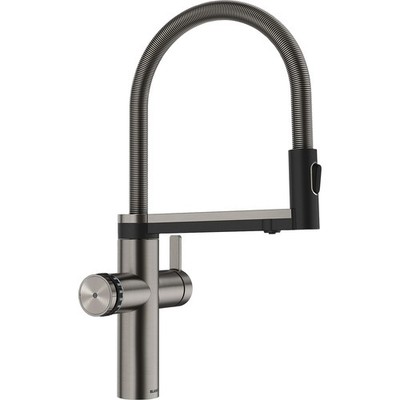 Blanco Choice Icona Armatur, Küchenarmatur Wasserhahn Filter, Satin Platinum