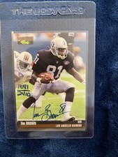 1995 Classic NFL Pro Line Autograph Tim Brown 1681/2410 NM LA Raiders Auto