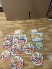 Vintage Tin Litho Ohio Art Tea Set 10 pc Set