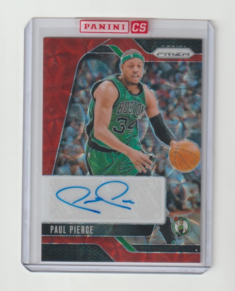 Panini Paul Pierce Basketball Autographed Sports Trading Cards