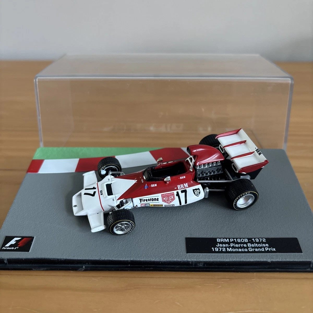 Tecnomodel 1/18 BRM P160B #23 GP De France 1972 (H. Ganley)