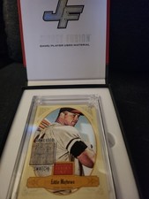 Jersey Fusion Series-4 Eddie Matthews Game Used Pants Jersey swatch Hall of Fame