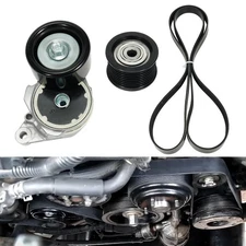 Serpentine Belt Tensioner Idler Pulley Drive Kit 4.6/5.7L V8 Fit fo... Fast Ship