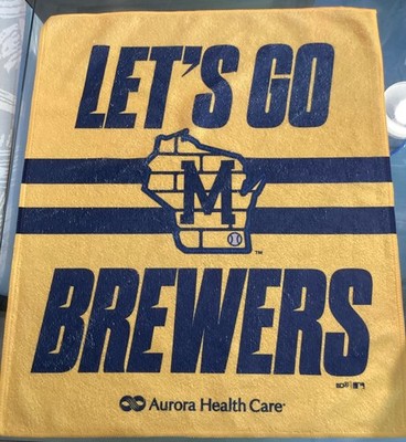 2025 NLCS Milwaukee Brewers LA Dodgers Gm 1 Let s Go Rally Towel Playoffs 10/13
