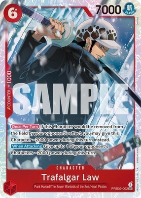 Trafalgar Law (Alternate Art) PRB02-002 Premium Booster -The Best- Vol. 2 NM/M