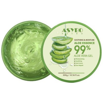 Aloe Vera Gel 300 ML - Organic Moisturizer for Face, Body, Hair, Sunburn Repair