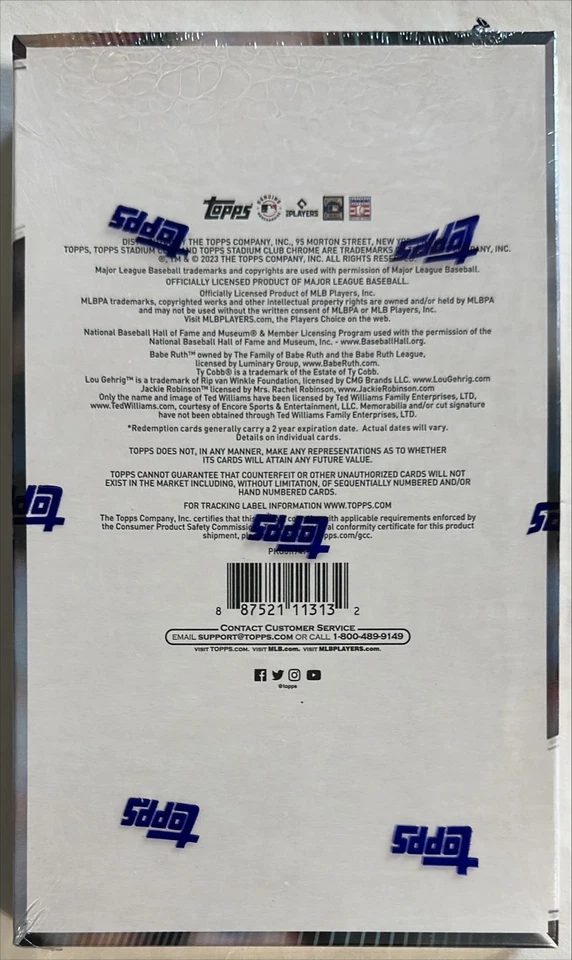2022 Topps Stadium Club Chrome MLB Baseball Hobby Box New Factory Sealed 1 Auto - Image 2 of 4