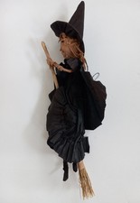 Vintage Crepe Paper Halloween Witch 15"