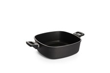 Woll Gussbräter 6 L Nowo Titanium 28 x 28 cm Schwarz Hitzebeständigt OHNE DECKEL