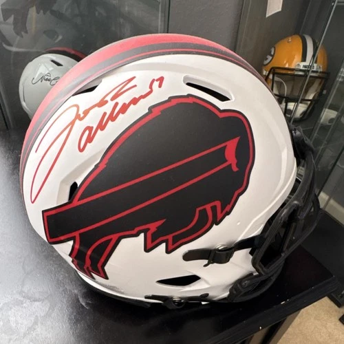 Josh Allen - Signed Buffalo Bills Full Size Lunar Eclipse Authentic Helmet 🔥🔥