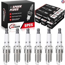 Iridium Spark Plugs 6 Pack Compatible with Chevy Silverado Express Impala, Ford